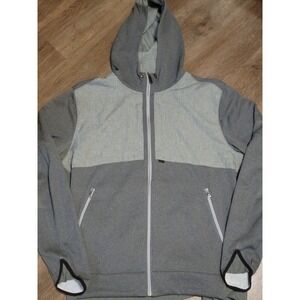Oakley Full Zip Hoodie Jacket Reflective Details‎ Gray XXL